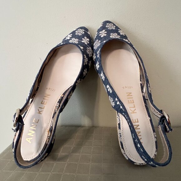 Anne Klein Marta Slingback Espadrilles - Low Heel - Siz… - Picture 4 of 9